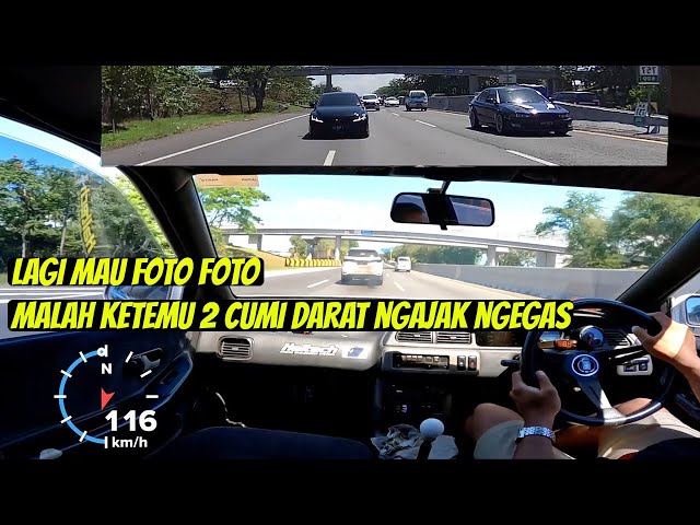 cumi darat ngajakin galant vr4 ngegas ditol, gimana hasilnya??