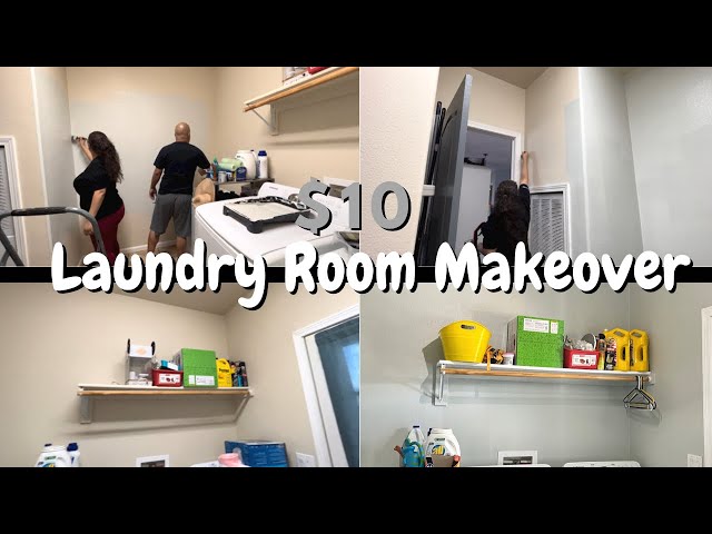 LAUNDRY ROOM MAKEOVER | BUDGET MAKEOVER | MOBILE HOME MAKEOVER |