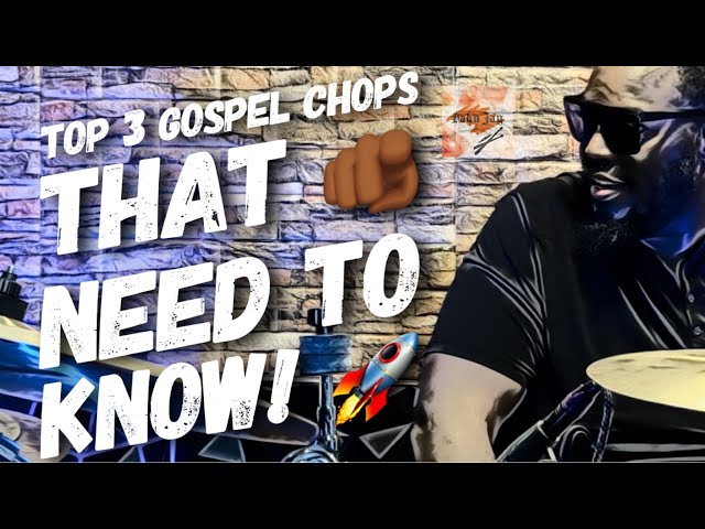 Top 3 Gospel Chops Every Drummer Needs to Know! 🚀