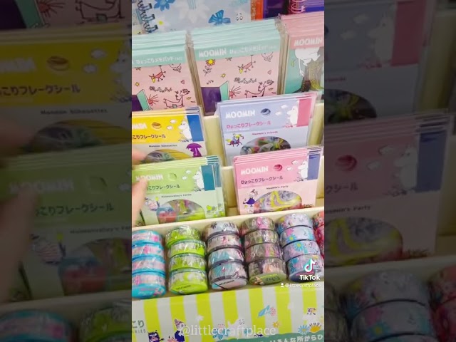 Moomin Washi Tapes, Stickers and Notebooks