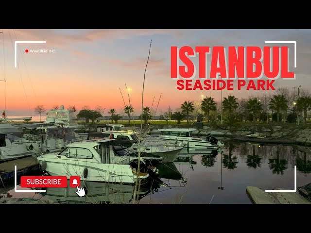 Seaside Park Walk | Tranquil Escape by the Football Field & Boats at Sunset 🌅🚶‍♂️