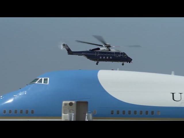 U.S. President Joseph R. Biden Jr departing from Osan Air Base, Republic of Korea.