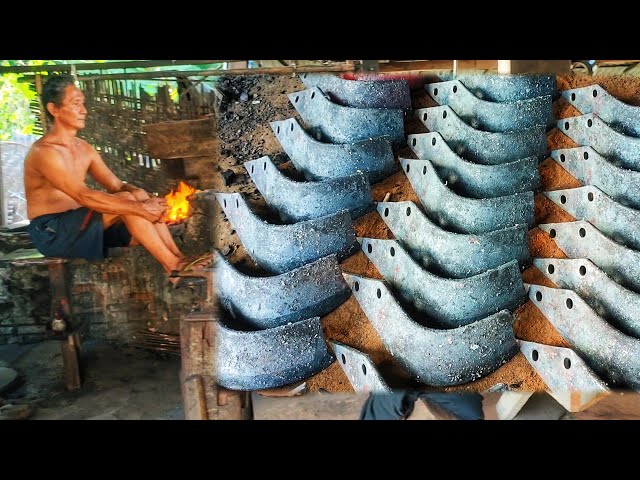 ASMR The Story of the Interior Blacksmith‼️ The Traditional Sound of Making Rotary Knives