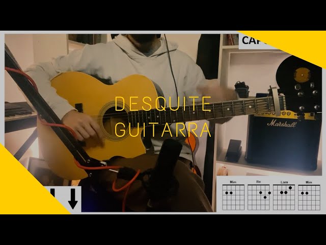 GUITARRA | Desquite - Grupo Frontera ft. Nicki Nicole ( cover/tutorial) Martin Lopez