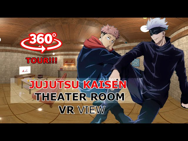 VR 360 Satoru Gojo Theater Room Tour | Jujutsu Kaisen 呪術廻戦