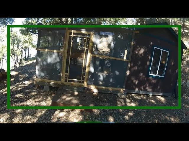 Turn a 10x12 Tuff Shed into a tiny Cabin