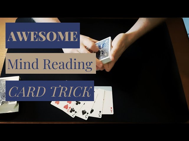 Amazing Mind Reading Card Trick. Telepathy Plus from The Royal Road to Card Magic.