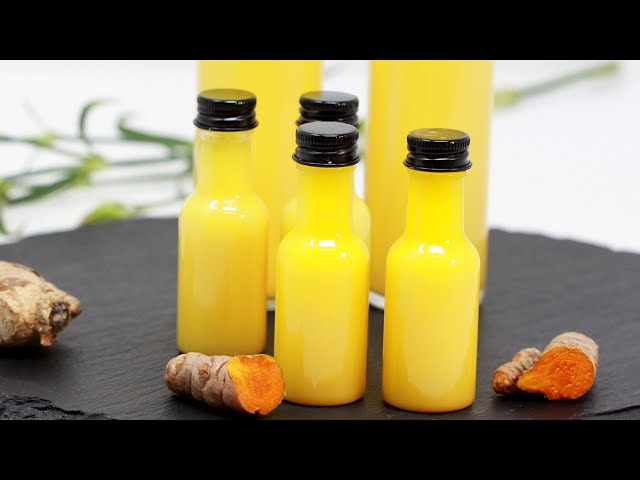 Make your own GINGER-TURMERIC SHOT