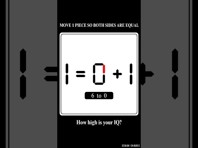 The Classic IQ Puzzle That Still Confounds Today. #IQtest, #Intelligencetest, #Mensachallenge