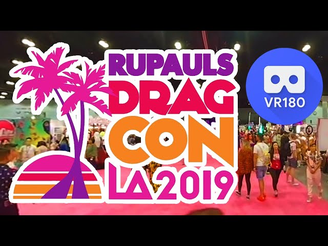 RuPaul's DragCon LA 2019 3D VR180 Insta360 Evo Test