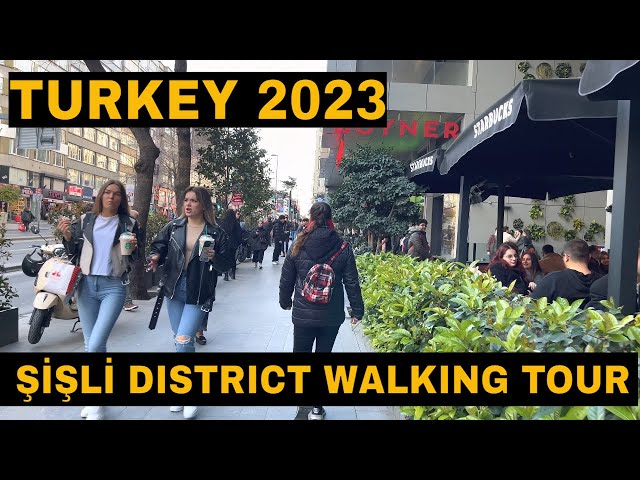 TURKEY 2023| ISTANBUL SISLI DISTRICT| WALKING TOUR 4K