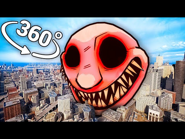 Buckshot Roulette - City in 360° Video | VR / 8K | ( Buckshot Roulette ost )