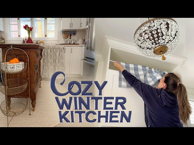 Cozy Up Your Kitchen for Winter: Charming Decorating Ideas with Vintage Thrifted Home Decor!