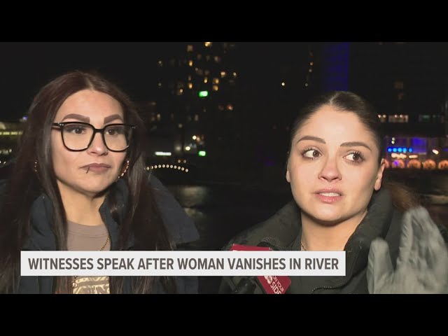 Witnesses speak out after woman goes missing in the Grand River