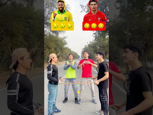 Neymar🤴vs Ronaldo🐐&badket🧺challenge 🤩#football #shorts #cr7 #neymar