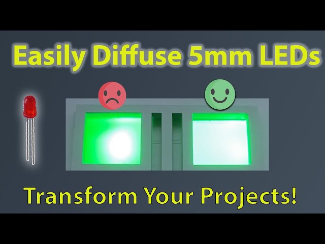 Easy LED Diffusion with Acrylic Tiles: Transform Your 5mm LEDs!