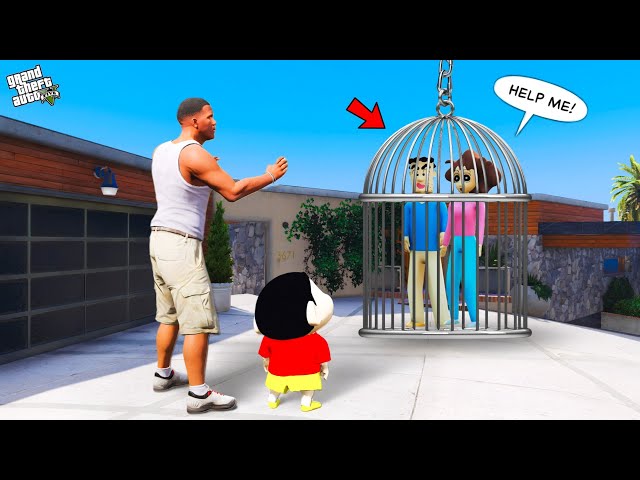 Shinchan & Franklin Save Shinchan Mom and Dad From Villain Gang in Gta 5