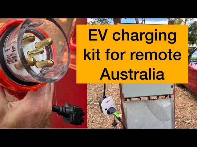 EV charging kit needed for travel in remote Australia