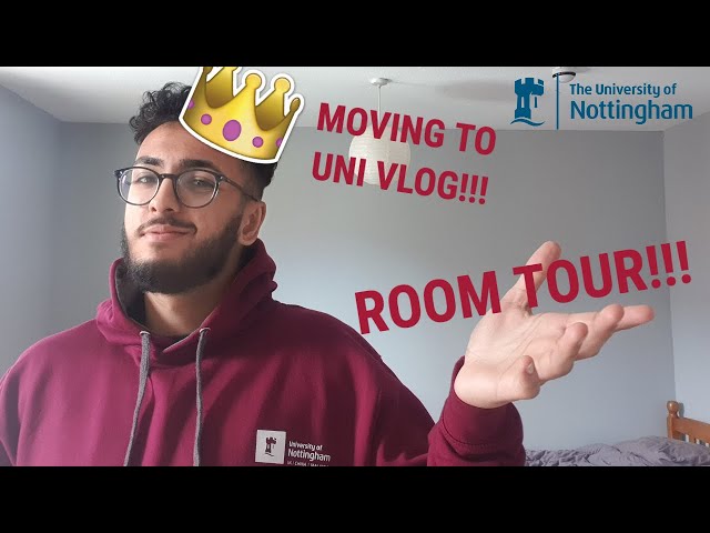 MOVING TO UNI VLOG|| UNIVERSITY OF NOTTINGHAM||ROOM TOUR