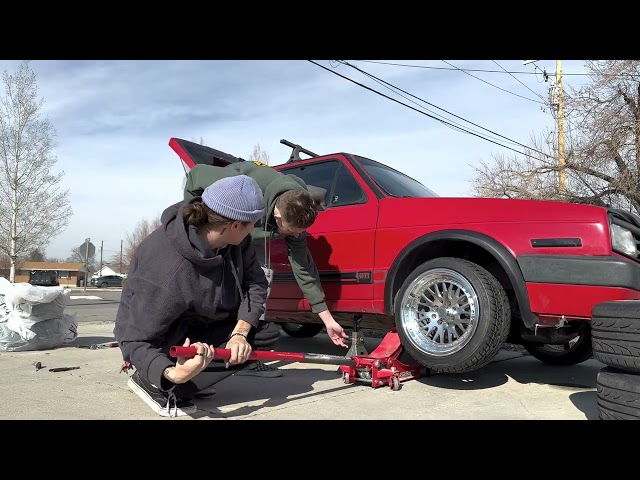 New wheels for the MK2 GTi !