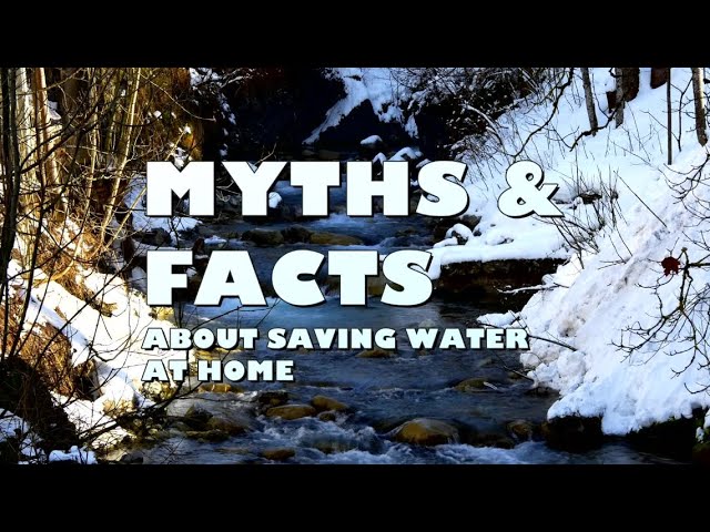 Myths and Facts About Saving Water at Home | Clean River Partners