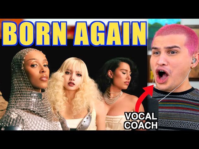 Vocal Coach Reacts to LISA - BORN AGAIN ft. Doja Cat & RAYE (Official Music Video)