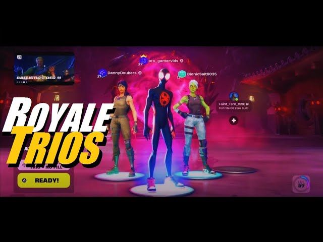 Fortnite | RELOAD RANKED Trios..!!