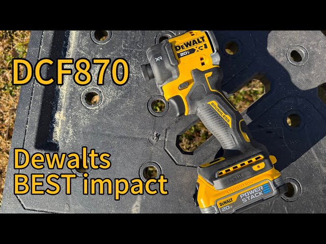 Dewalts new Best impact driver (DCF870)