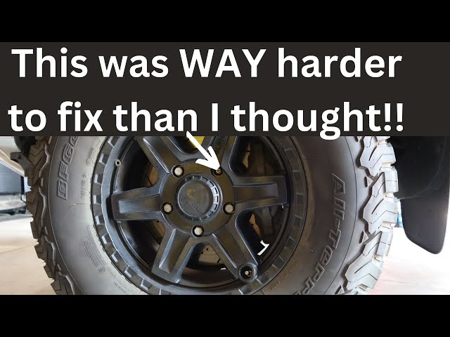 Wheel Stud Replacement Toyota Tundra (full tutorial)