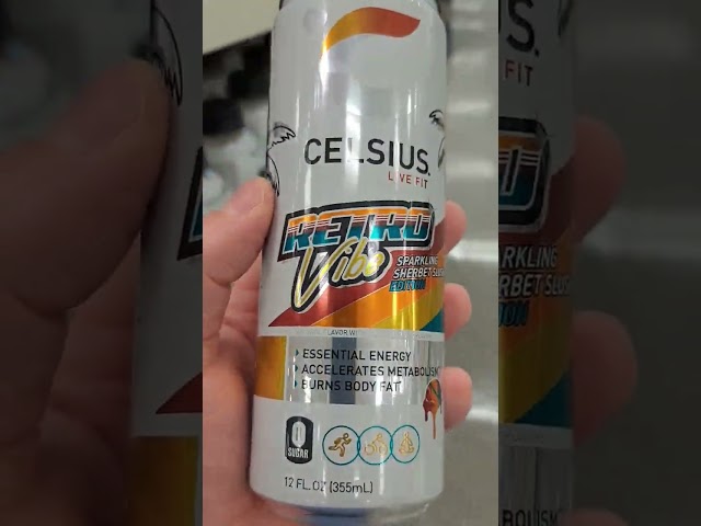 Celsius Energy Drink Retro Vibe New Flavor at Target