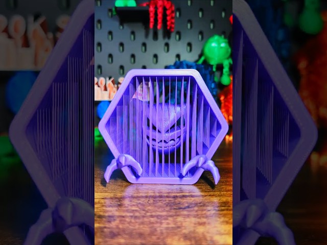 3D printed Floating Pokemon Gengar Suspended Haunter