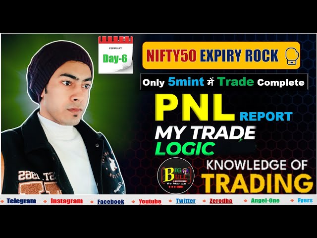 Nifty 50 Expiry: HUGE Moves Expected 📉/ Live Trading🔴/ My SECRET Strategy for BIG Profits! EP-6