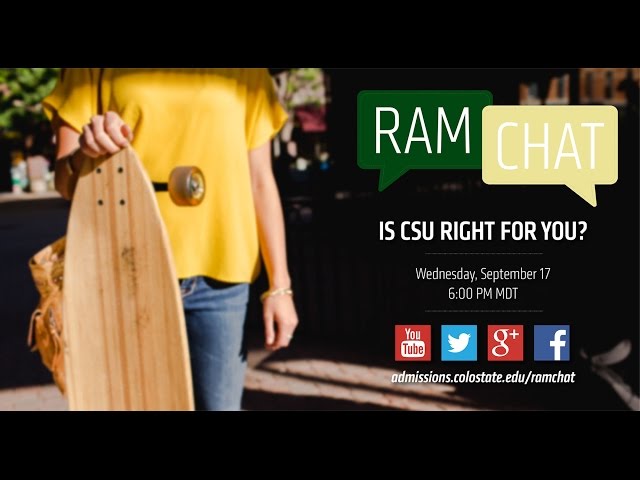 Is Colorado State right for you? | A Colorado State University #RamChat