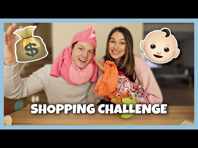 BABY SHOPPING CHALLENGE! Husband vs Wife | The Herbert's