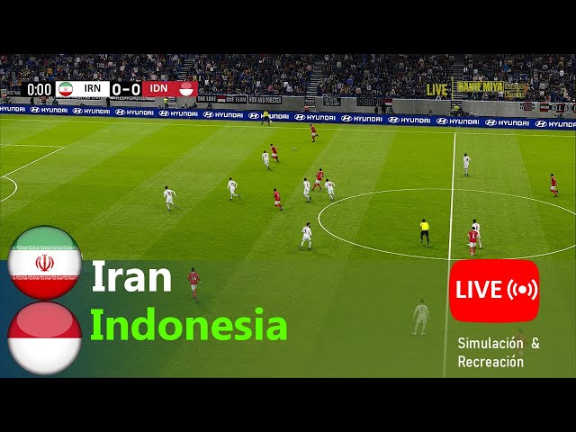 LANGSUNG Iran U20 vs Indonesia U20 | Piala Asia AFC 2025 - Simulasi Pertandingan Penuh