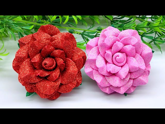 Valentine's Day Decoration Ideas With Flower - How to Make Paper Flower - Home Decoration Craft/DIY