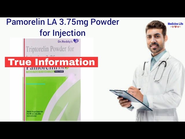 Pamorelin LA 3.75mg Powder for Injection use dose benefits Side effects in hindi || Full Review