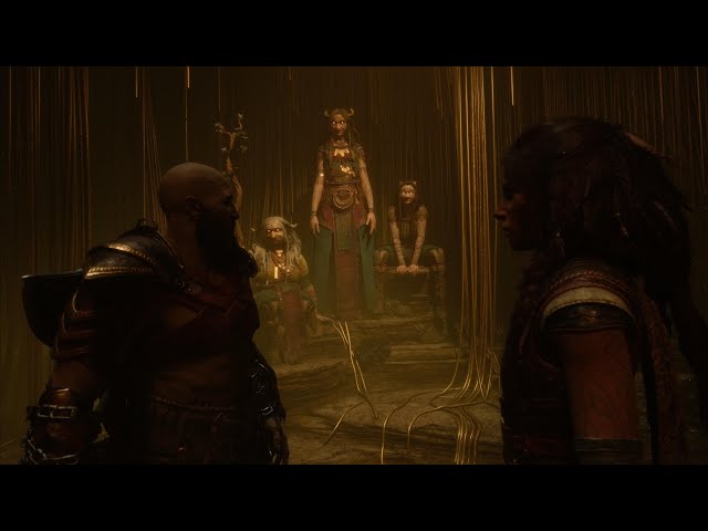 The Norns warn Kratos that Heimdall will kill Atreus and Kratos starts Ragnarok by killing Heimdall