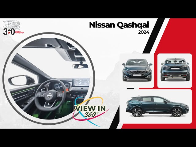 Virtual Drive 2024 Nissan Qashqai !!(360° VR Interior Experience)