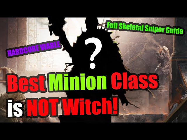 [PoE2] BEST Minion class ISN'T WITCH! Full Skeletal Sniper Build Guide