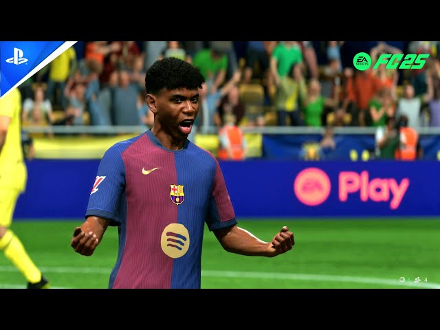 Lamine Yamal in Action – Barcelona vs Sevilla La Liga EA Sports FC 25