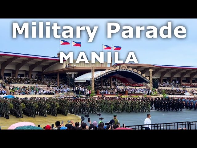 Philippines Independence Day Military Parade | 4K HDR | Luneta | Quirino Grandstand Manila