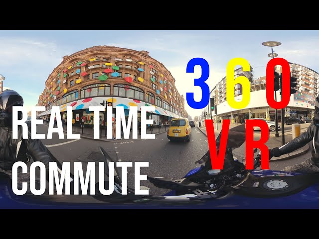 Real Time Commute in London | 4K 60 FPS | Take Control | Look Around | VR