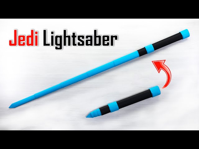 Jedi Approved Paper Craft - Foldable Lightsaber Tutorial