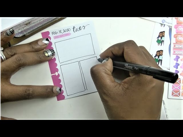 Happy Planner Micro Notes || Daily Pages || Plan With Me