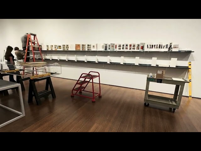 Install In Action—Ulrich Wüst's "Hausbuch" (Timelapse)