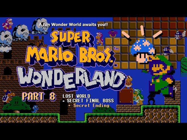 Super Mario Bros. Wonderland 87 - Part 8 | Special Wonder World + Secret Final Boss & Ending