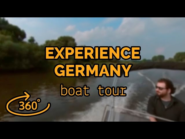 360° VR Boat Tour on the Weser, Germany