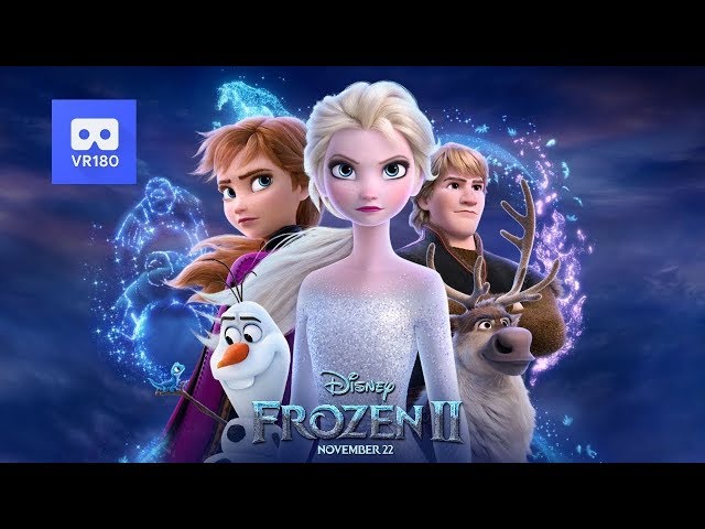 3D 180VR 4K Frozen2 Disney elsa Oculus Quest