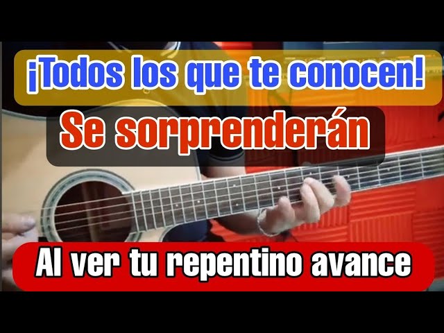 🚨TODOS LOS QUE TE CONOCEN se SORPRENDERAN¡Cuando Aprendas Esto!☝en Guitarra